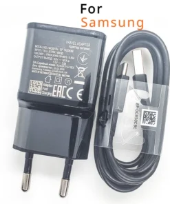 شاحن سريع سامسونج USB-C - A40، A50، A70، Note 8، S8، S9، S10